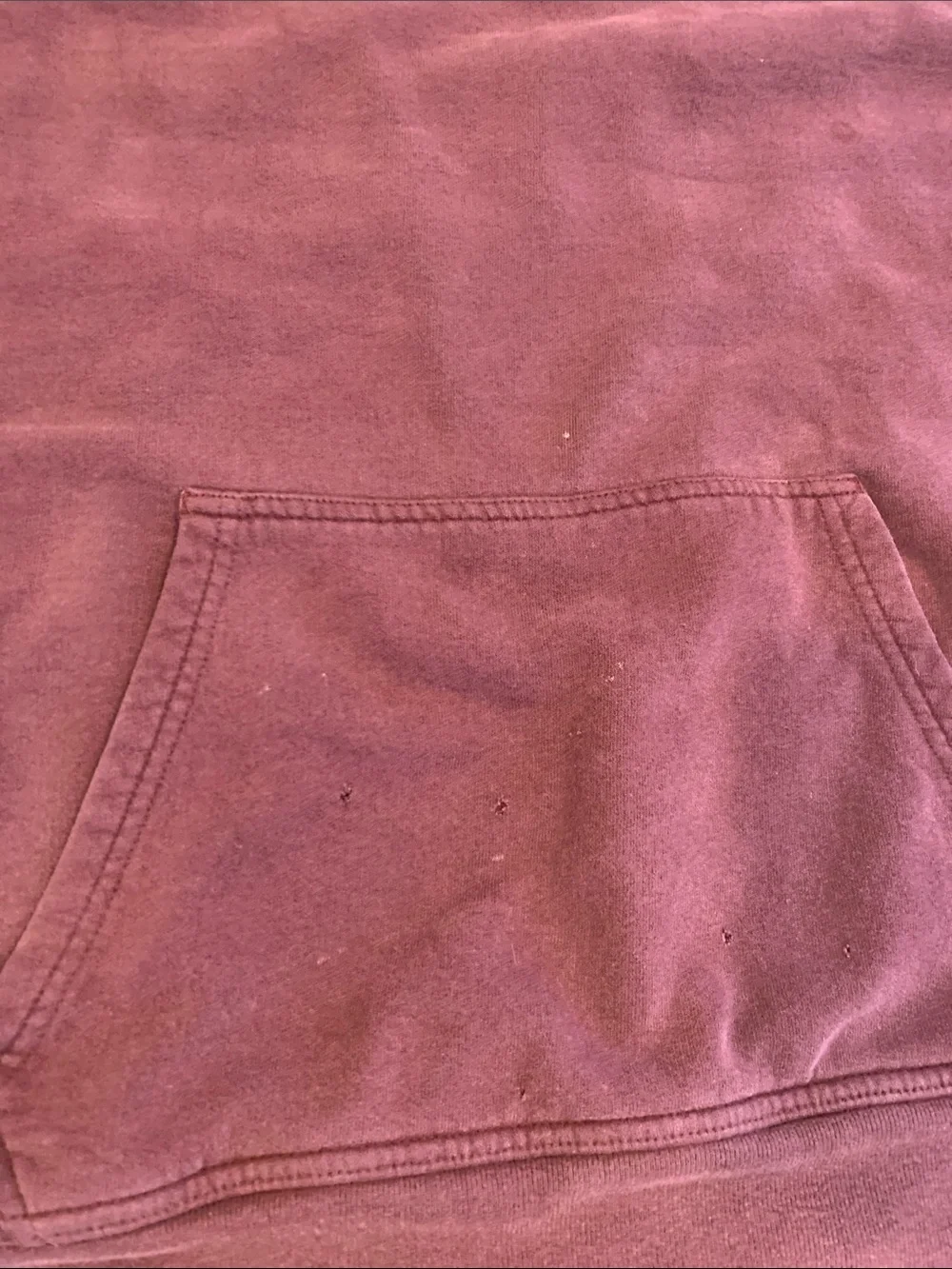 The North Face Men's Large Burgundy Thrashed Pullover Hooded Sweatshirt Hoodie